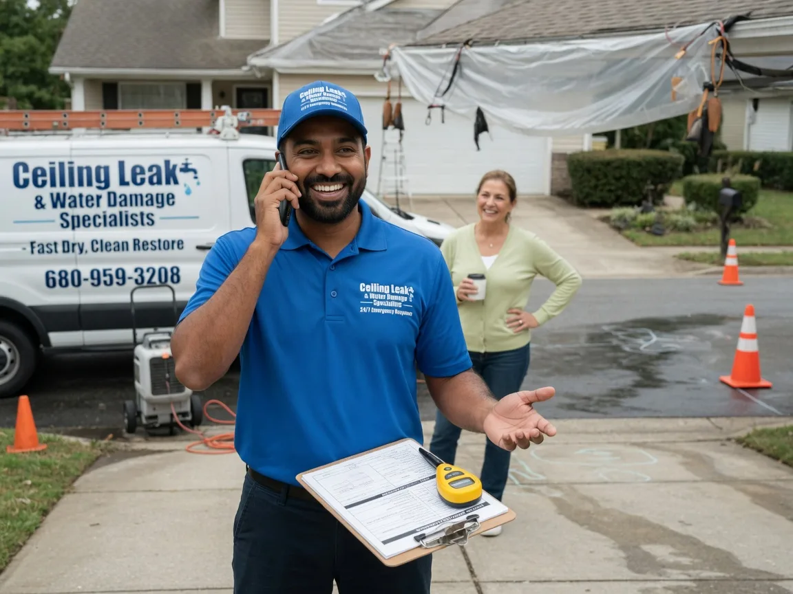 Ceiling Leak Cleanup Stephens City, VA FAQs